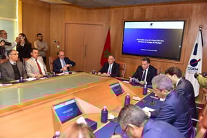 Fouzi Lekjaâ, ministre marocain délégué au Budget, à Casablanca le 22 janvier 2025. © CGEM