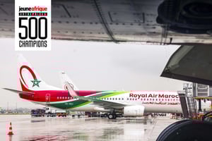 Dans le classement des 500 Champions 2025, Royal Air Maroc renoue avec les bénéfices. © Montage JA; Laurent GRANDGUILLOT/REA