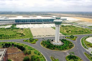 Un professionnel du handling explique que, « en deçà d’un certain volume de trafic, la concurrence n’est pas soutenable sur les services aériens ». © Lyu Chengcheng / XINHUA / Xinhua via AFP