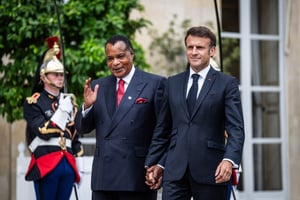 La visite officielle d’État de Denis Sassou Nguesso en France devrait avoir lieu les 5 et 6 avril 2025. © Xose Bouzas/Hans Lucas via AFP