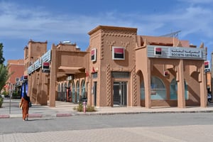 L’agence de la Société Générale à Ouarzazate. © Pascal SITTLER/REA