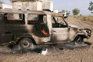 L’attaque de drones survenue le 25 mars 2025 au nord est du Nigeria, à la frontière avec le Cameroun, est attribuée à Boko Haram. © DR