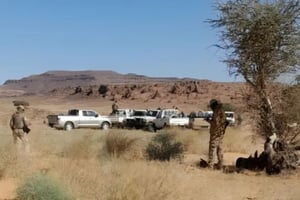 Le bataillon de mercenaires colombiens au Soudan porte le nom de code « Loups du désert ». © Photo : La Silla Vacía