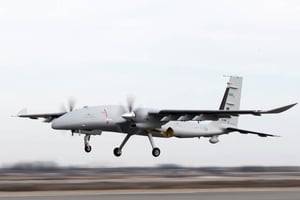 Un drone turc Baykar Akıncı identique à celui de l’armée malienne abattu par l’Algérie, le 31 mars 2025. © Creative Commons/Wikipedia