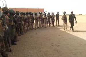 Le 14 avril, un détachement militaire nigérien a essuyé des « tirs de harcèlements de groupes armés criminels » sur un axe routier de la région de Torodi. © Forces armées nigériennes/ X