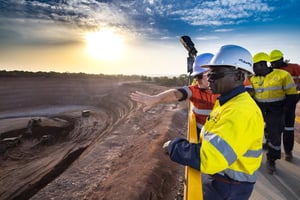 La mine d’or de Syama explooitée par Resolute Gold au Mali, en 2019. © Philip Mostert/Resolute Gold