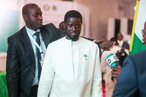 Le président sénégalais, Bassirou Diomaye Faye, à Abuja, le 7 juillet 2024. © Kola Sulaimon/AFP