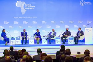 Au Global AI Summit de Kigali, le 3 avril 2025. © UNDP RWANDA/Flickr