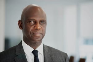 Mansour Faye, alors ministre du Développement communautaire, de l’Équité sociale et territoriale, en octobre 2019. © Sylvain Cherkaoui pour JA