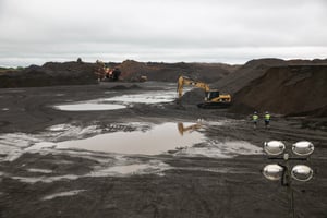 La mine de manganèse de Moanda, dans l’est du Gabon. © Steeve Jordan / AFP
