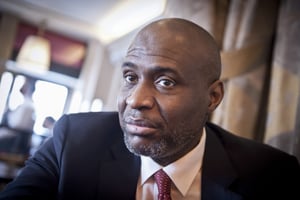 Depuis le 1er août, l’ancien président du parti Yelema passe ses journées derrière les murs de la Maison centrale d’arrêt de Bamako. © Vincent Fournier pour JA