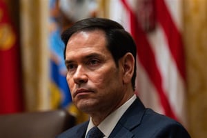 Le secrétaire d’État américain Marco Rubio défend à l’international la politique de Donald Trump. © Tierney L. Cross/The New York Times