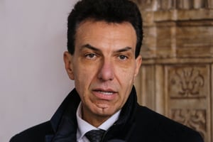 L’ambassadeur de l’Union européenne (UE) en Tunisie, Giuseppe Perrone. Ici, à Tripoli, en janvier 2017. © AFP