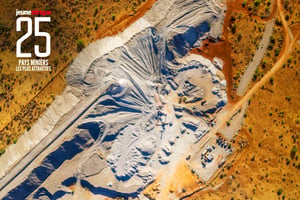 Une mine de platine, à Rustenburg, en Afrique du Sud.