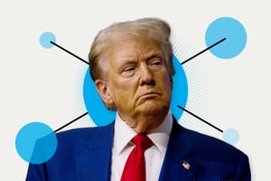 Montage JA avec Donald Trump.