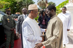 Macky Sall et Bassirou Diomaye Faye, à Dakar, le 17 juillet 2026. © Compte X Macky Sall