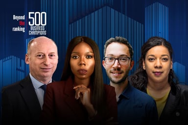 Mayowa Kuyoro, partenaire chez McKinsey Nigeria ; Stan Mittelman, CEO de Vivo Energy ; Nick Norbrook, rédacteur en chef de The Africa Report et Aurélie M’Bida, rédactrice en chef Ééconomie de Jeune Afrique.