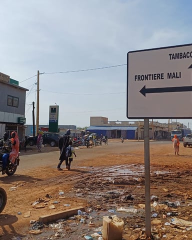 Le poste-frontière de Kidira, entre le Sénégal et le Mali, au bout de la Route nationale 1, le 16 octobre 2025.