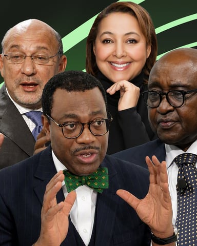 De gauche à droite : Trevor Manuel ; Akinwumi Adesina ; Frannie Leautier ; Donald Kaberuka.