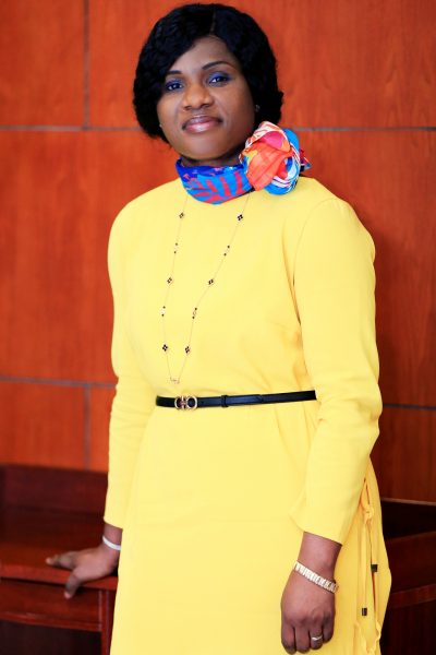 Sandra Ablamba Johnson (Togo), ministre déléguée, coordonnatrice nationale de la cellule climat des affaires au sein du cabinet présidentiel. Lomé, le 31 mai 2019. Copyright Piment pour JA &copy; Piment pour JA