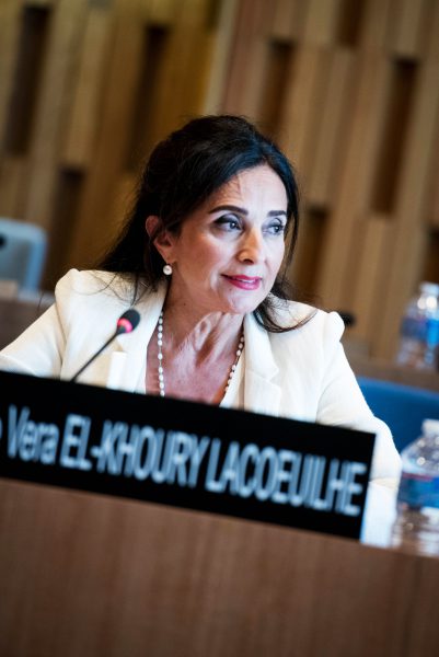 La candidate libanaise Vera El-Khoury &copy; UNESCO/Nora Houguenade