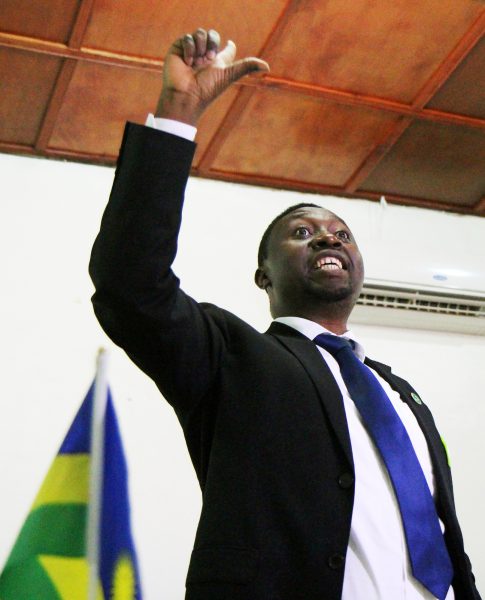 L’opposant Frank Habineza, leader du Parti vert, affrontera Paul Kagame lors de la présidentielle du 4 août. &copy; Stéphanie Aglietti/AFP