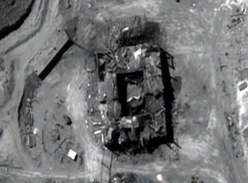  &copy; Image du site détruit après les bombardements israéliens, le 24 avril 2007.