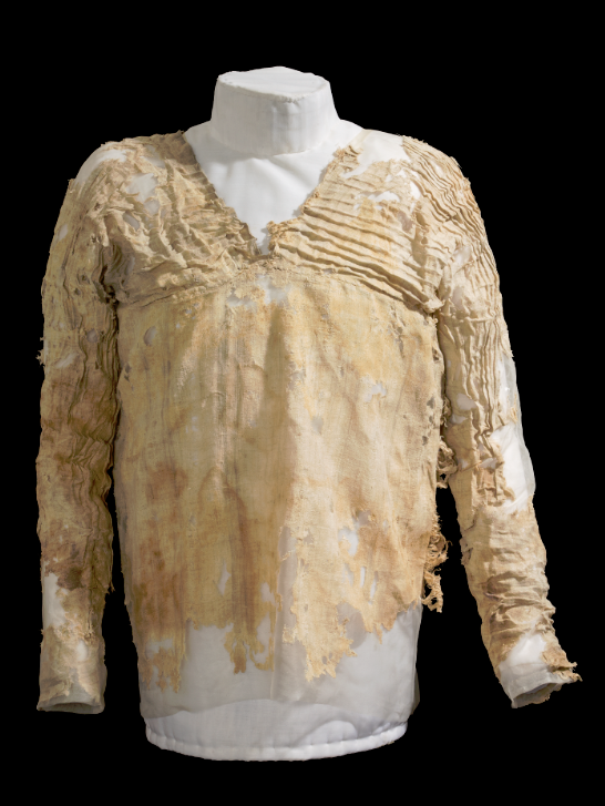 La Robe Tarkhan, vieille de plus de 5000 ans &copy; Petrie Museum of Egyptian Archaeology,University College London
