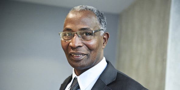 Amadou Bah Oury, fondateur de l'UFDG, le 3 janvier 2014 à Paris. &copy; Vincent Fournier / Jeune Afrique