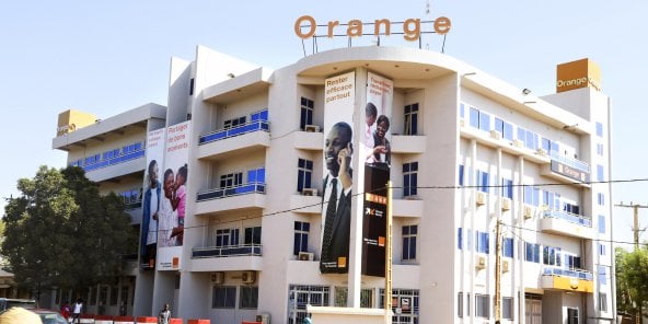 Le siège d'Orange Niger à Niamey. &copy; TAGAZA DJIBO pour JA