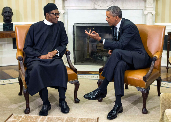 Avec Barack Obama, le 21 juillet, à Washington. © Evan Vucci/AP/SIPA
