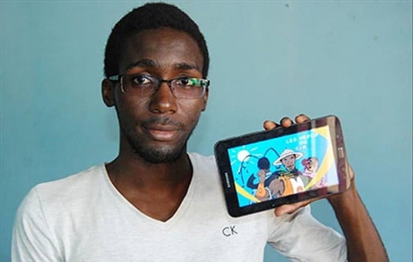 Mahaman Sani Housseyn Issa, créateur du jeu vidéo "Les Héros du Sahel" &copy; Mahaman Sani Housseyn Issa, créateur du jeu vidéo « Les Héros du Sahel ».