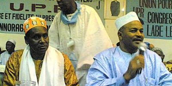 Bah Ousmane (droite), président de l'UPR. &copy; uprguinee.org