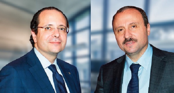 Walid Loukil (g.) et Bassem Loukil (dr.) &copy; Jacques Torregano/Divergence/AFRICA CEO FORUM/JA