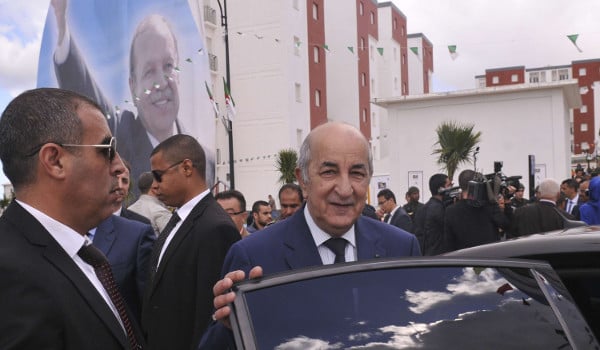 L'ex-Premier ministre et candidat à l'élection présidentielle en Algérie, Abdelmadjid Tebboune, le 3 avril 2017 à Alger (image d'illustration). &copy; Sidali Djarboub/AP/SIPA