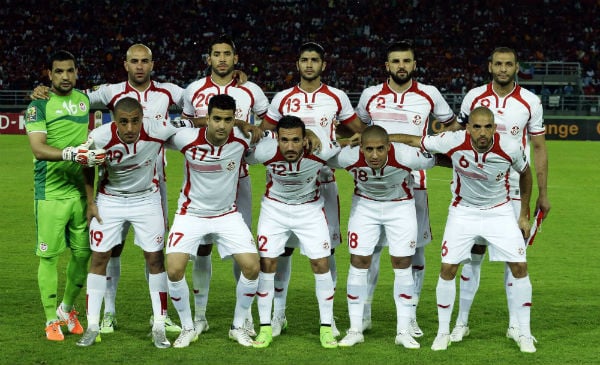 L'équipe de foot de la Tunisie en 2015. &copy; Themba Hadebe/AP/SIPA