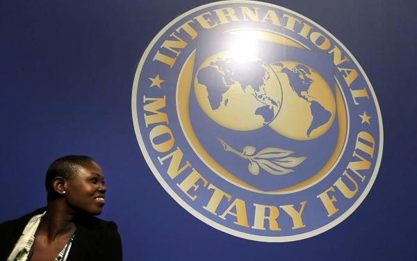 Vue du logo du Fonds monétaire international. &copy; Itsuo Inouye/AP/SIPA