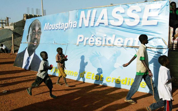 Campagne présidentielle de février 2007, où l’ancien Premier ministre Moustapha Niasse obtiendra 5,9 %. &copy; REBECCA BLACKWELL/AP/SIPA