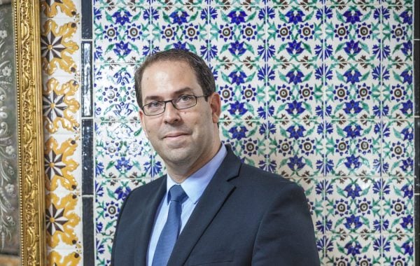 Tunisia, Tunis : Youssef Chahed the prime minister poses in the Kasbah on 14 septembre 2016. © Ons Abid &copy; Ons Abid pour ja