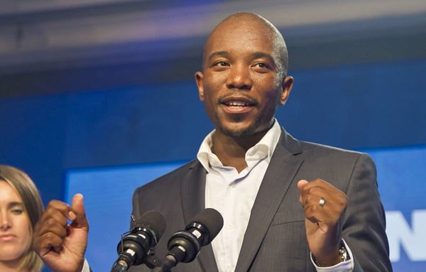 Le leader de DA, Mmusi Maimane. &copy; Michael Sheehan/AP/SIPA