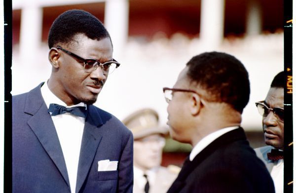 Patrice Lumumba, Premier ministre, face au président congolais Joseph Kasa Vubu, en 1960. &copy; Archives Jeune Afrique-REA