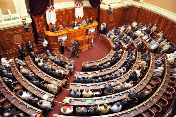 L’Assemblée nationale populaire,à Alger. &copy; Xinhua/ZUMA/REA