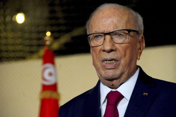 Le président tunisien Béji Caïd Essebsi, lors d'un discours à Tunis, en mai 2017 (image d'illustration). &copy; Hassene Dridi/AP/SIPA