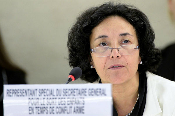 Leila Zerrougui, Représentante spéciale du Secrétaire général pour les enfants et les conflits armés lors de la session extraordinaire sur l'Irak du Conseil des droits de l'homme, le 1er septembre 2014 &copy; UN Geneva/Flickr