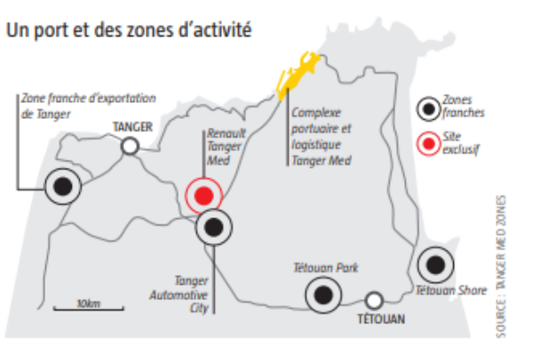 Un port et des zones d'activité &copy; Tanger Med Zones
