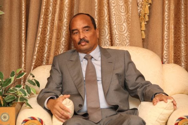 L'ancien président mauritanien Mohamed Ould Abdelaziz. &copy; AMI pour J.A.