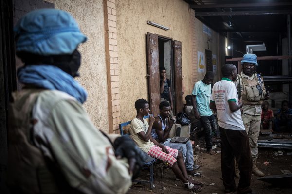 Des militaires sénégalais de la Minusma, dans les rues de Gao, au Mali. &copy; Minusma/CC/Flickr