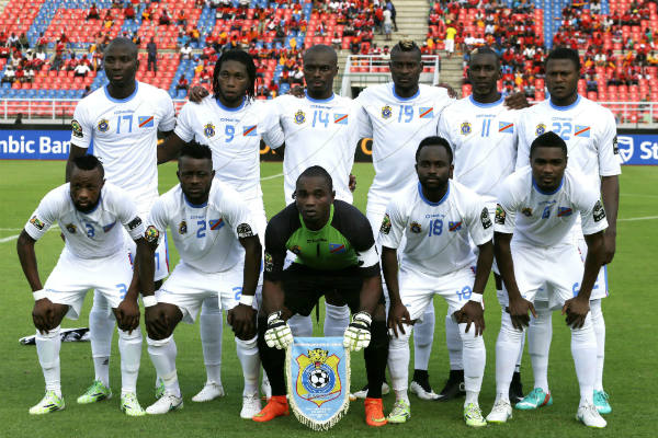 La sélection nationale de RDC en Guinée équatoriale pour la CAN de football, le 21 janvier 2015. &copy; Themba Hadebe/AP/SIPA