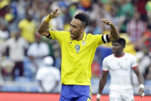 Pierre-Emerick Aubameyang. &copy; AP Photo SIPA /Sunday Alamba