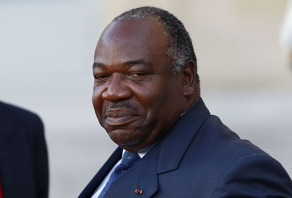 Le président gabonais, Ali Bongo Ondimba, au Palais de l'Élysée pour la préparation de la COP21, à Paris, le 10 novembre 2015. &copy; Francois Mori/AP/SIPA